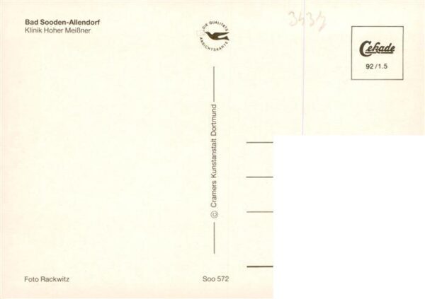 Bad Sooden-Allendorf Klinik Hoher Meissner – Bild 2