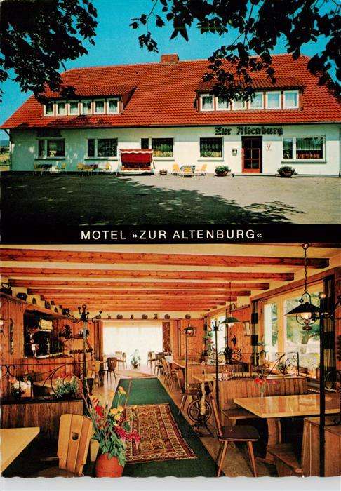 Oldershausen Northeim Motel Zur Altenburg Gastraum