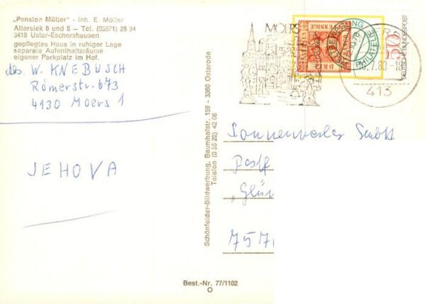 Eschershausen Uslar Pension Moeller Gastraeume Panorama – Bild 2