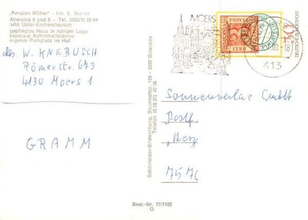 Eschershausen Uslar Pension Moeller Gastraeume Panorama – Bild 2