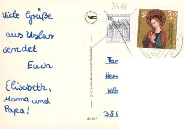 Uslar Solling St Johanniskirche Rathaus Hotel Menzhausen Sollingturm Anlagen – Bild 2