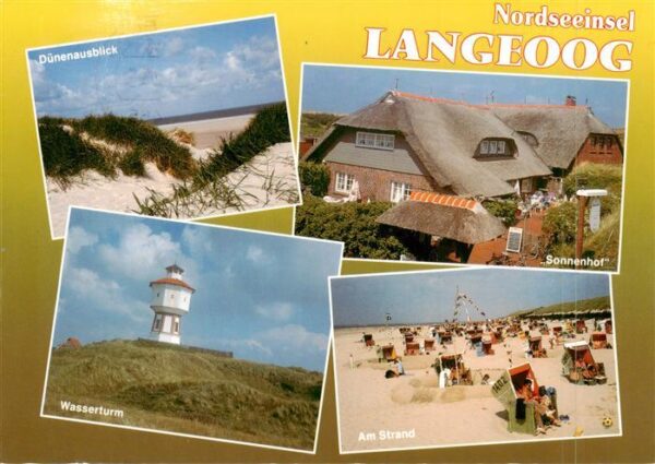 Langeoog Nordseebad Duenen Sonnenhof Wasserturm Am Strand