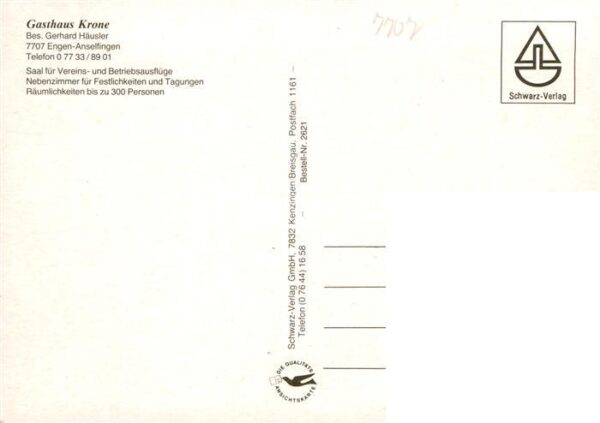 Anselfingen Gasthaus Krone Gastraeume – Bild 2