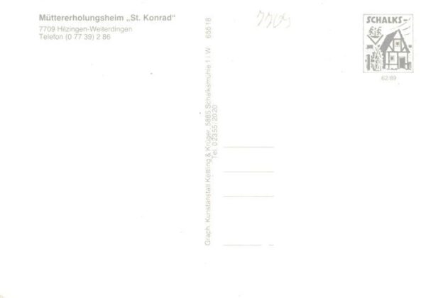 Weiterdingen Hilzingen Muettererholungsheim St Konrad – Bild 2
