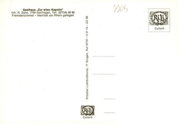 Gailingen Singen BW Gasthaus Zur alten Kapelle – Bild 2