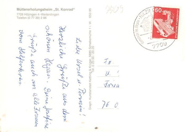 Weiterdingen Hilzingen Muettererholungsheim St Konrad – Bild 2