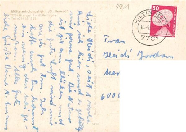 Weiterdingen Hilzingen Muettererholungsheim St Konrad – Bild 2