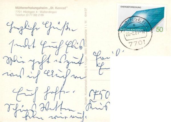 Weiterdingen Hilzingen Muettererholungsheim St Konrad Gastraeume Hauskapelle – Bild 2
