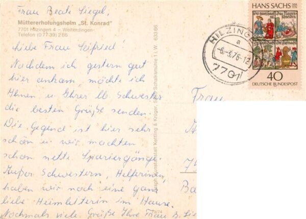 Weiterdingen Hilzingen Muettererholungsheim St Konrad – Bild 2