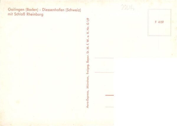Gailingen Singen BW Fliegeraufnahme mit Diessenhofen und Schloss Rheinburg – Bild 2