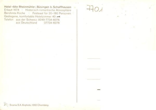 Buesingen Hochrhein BW Hotel Alte Rheinmuehle Festsaal – Bild 2