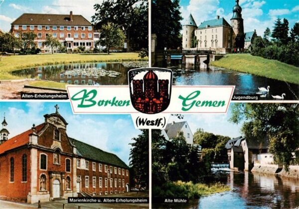 Gemen Borken Westfalen Alten-Erholungsheim Marienkirche Jugendburg Alte Muehle