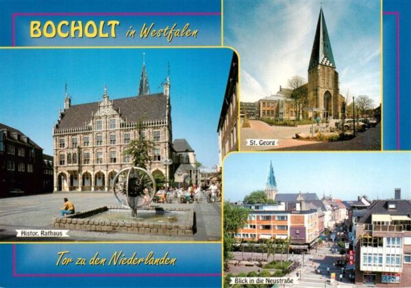 Bocholt Westfalen Historisches Rathaus St. Georg-Kirche Neustrasse Stadtzentrum