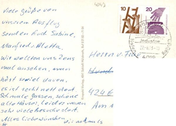 Zons Rhein Rheinstrasse Bootsanlegestelle Kroetschenturm Muehlenturm Stadtmauer – Bild 2