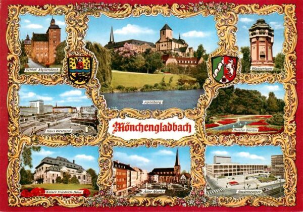 Moenchengladbach Schloss Myllendonk Abteiberg Wasserturm Bunter Garten Haus West