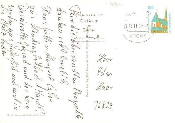 Moenchengladbach Kaiser-Friedrich-Halle Bunter Garten Abteiberg Bahnhof Parkhote – Bild 2