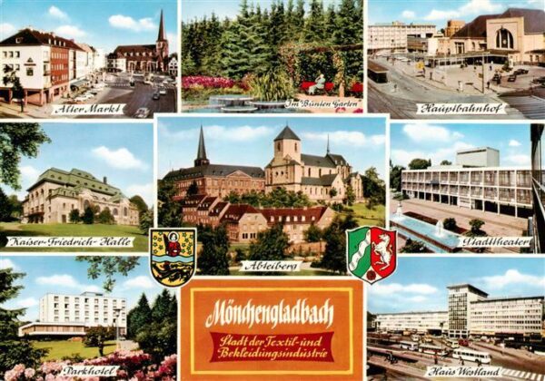Moenchengladbach Alter Markt Bunter Garten Bahnhof Kaiser-Friedrich-Haus Abteibe