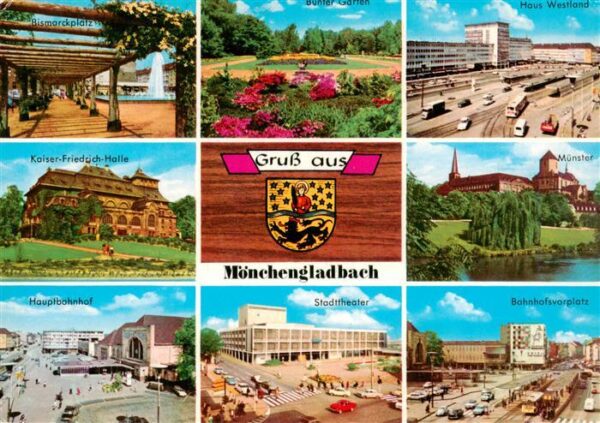 Moenchengladbach Bismarckplatz Bunter Garten Haus Westland Kaiser-Friedrich-Hall