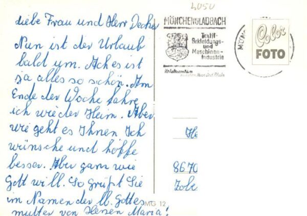 Moenchengladbach Bismarckplatz Bunter Garten Haus Westland Kaiser-Friedrich-Hall – Bild 2