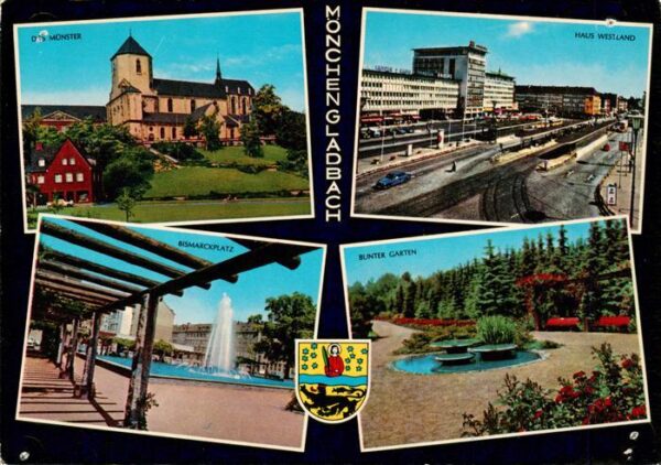 Moenchengladbach Muenster Haus Westland Bismarckplatz Bunter Garten