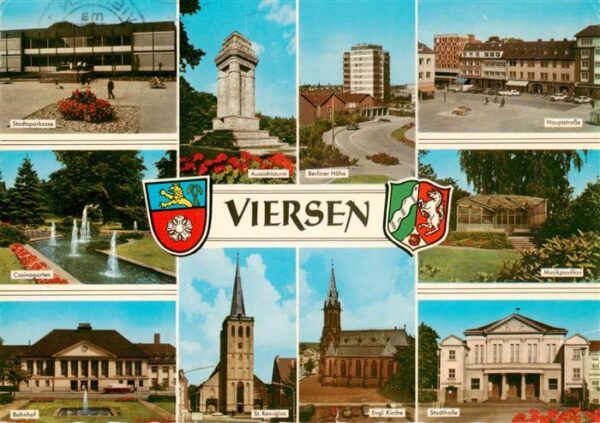 Viersen Sparkasse Aussichtsturm Berliner Hoehe Hochhaus Hauptstrasse Musikpavill