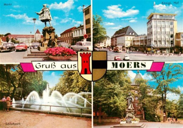 Moers Moers NRW Markt Denkmal Koeniglicher Hof Schloss Park