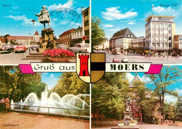 Moers Moers NRW Markt Denkmal Koeniglicher Hof Schloss Park