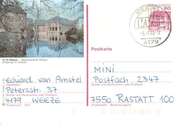 Weeze Wasserschloss Wissen