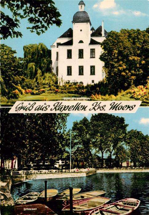 Kapellen Moers Schloss Lauersfort Silbersee Bootsverleih