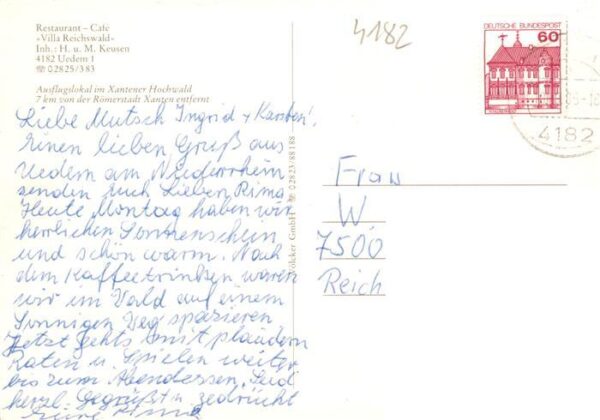Uedem Ausflugslokal Villa Reichswald – Bild 2