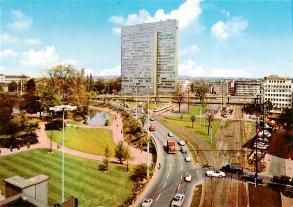 Duesseldorf Schadowplatz Hochhaus