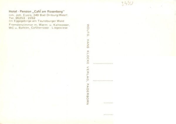 Bad Driburg Hotel Pension Café am Rosenberg – Bild 2
