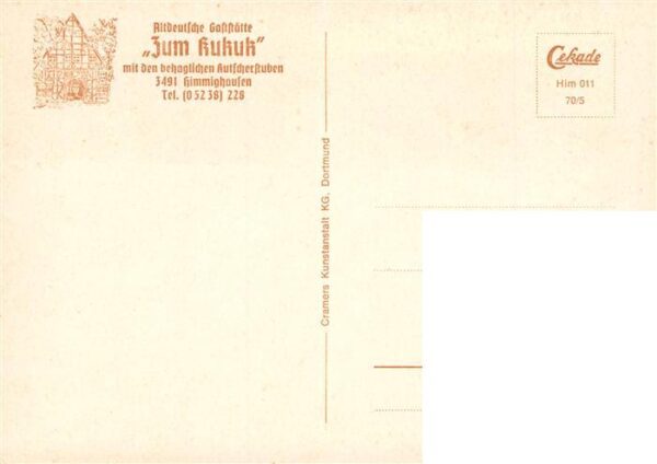 Himmighausen Nieheim NRW Altdeutsche Gaststaette Zum Kukuk – Bild 2