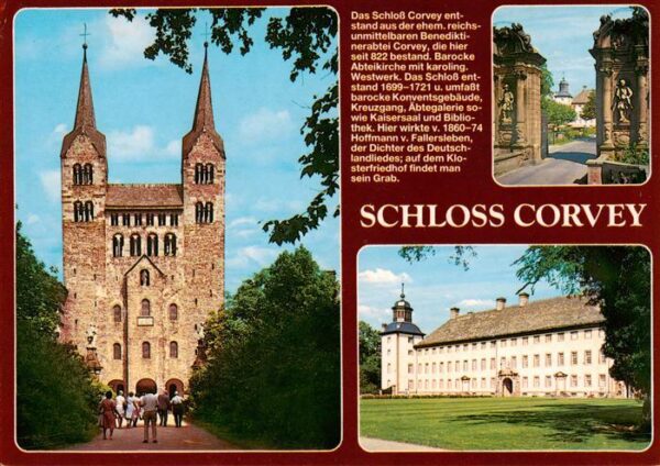 Hoexter Weser Schloss Corvey Historie