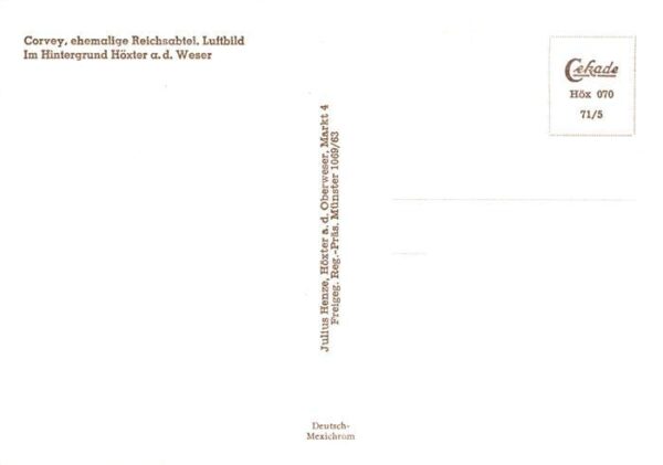 Corvey Hoexter Weser Schloss ehemalige Reichsabtei – Bild 2