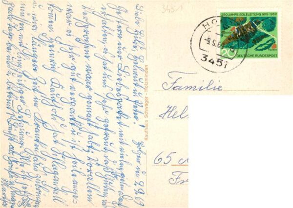 Holzminden Weser Niedersachsen Halbemondstrasse Altes Faehrhaus Jugendherberge M – Bild 2