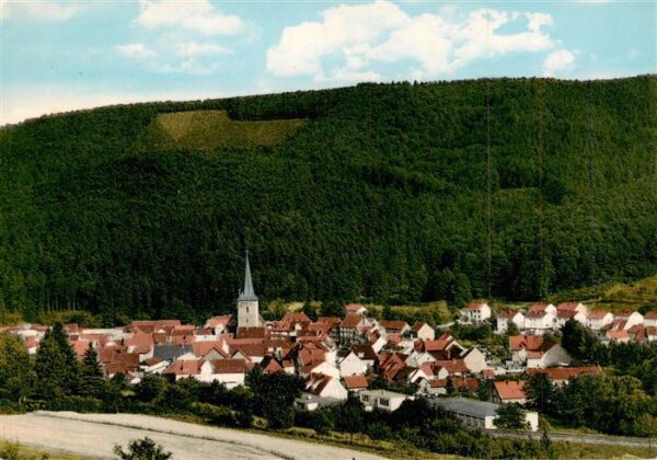 Waldkappel Ortsansicht mit Kirche