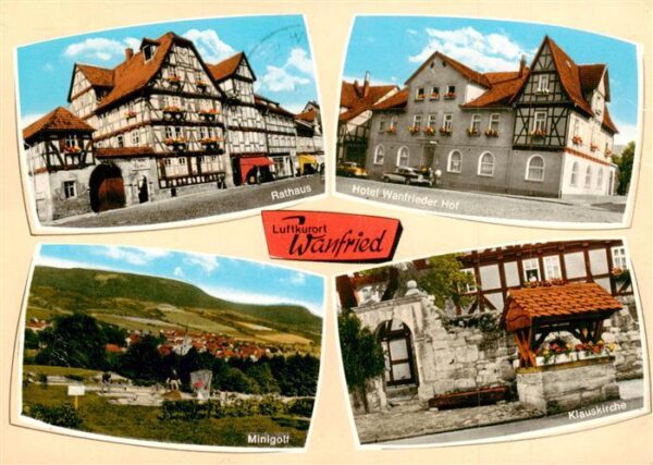 Wanfried Rathaus Hotel Wanfrieder Hof Minigolf Klauskirche