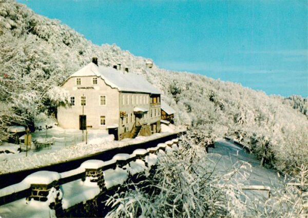 Vockerode Eschwege Café Restaurant Schwalbental Hoher Meissner Winterpanorama
