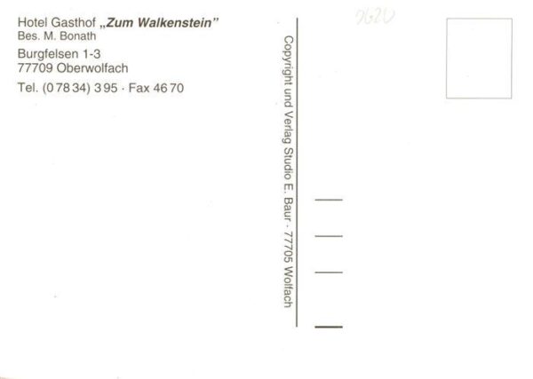 Oberwolfach Gasthof zum Walkenstein Restaurant Panorama – Bild 2