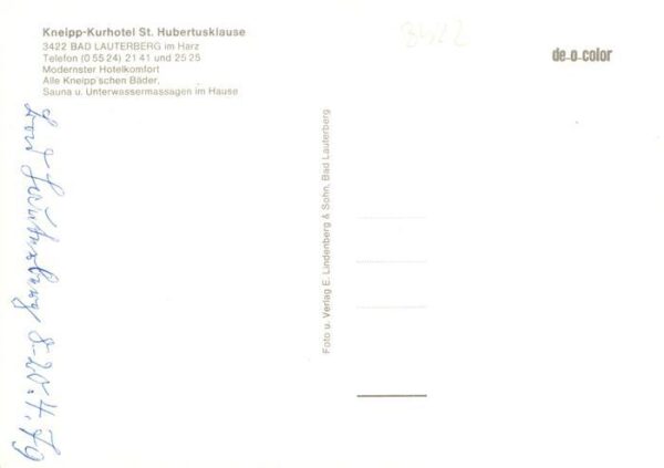 Bad Lauterberg Kneipp-Kurhotel St. Hubertusklause – Bild 2