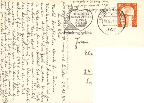 Sieber Herzberg am Harz Panorama Kirche Konzertpavillon – Bild 2