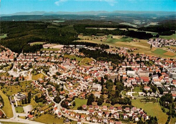 St Georgen  Schwarzwald Fliegeraufnahme