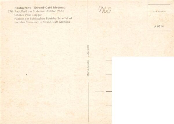 Radolfzell Bodensee Strand Cafe Mettnau Restaurant – Bild 2