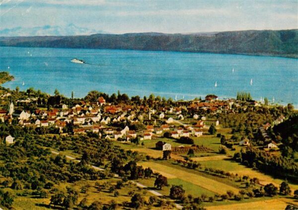 Ludwigshafen Bodman-Ludwigshafen Bodensee Fliegeraufnahme mit Saentisgruppe