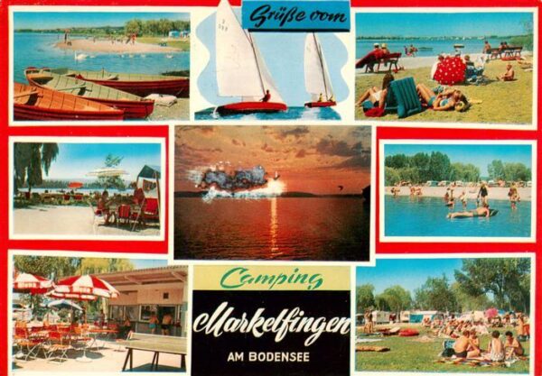 Markelfingen Bodensee Bootsliegeplatz Strandpartien Cafe Camping