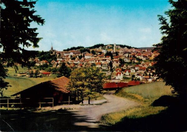 St Georgen  Schwarzwald Stadtansicht