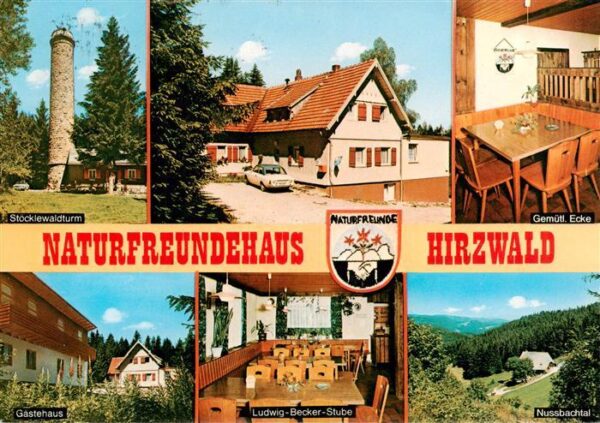 St Georgen  Schwarzwald Naturfreundehaus Hirzwald Gaststube Gaestehaus Ludwig Be