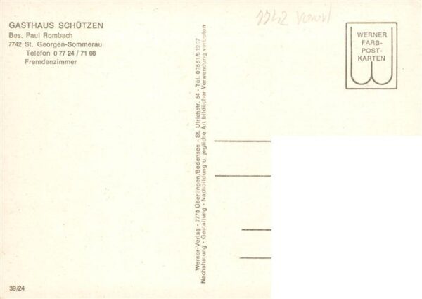 Sommerau St Georgen Gasthaus Schuetzen Pension – Bild 2