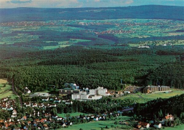 Langensteinbach Karlsbad Karlsruhe BW Fliegeraufnahme mit Suedwestdeutsches Reha